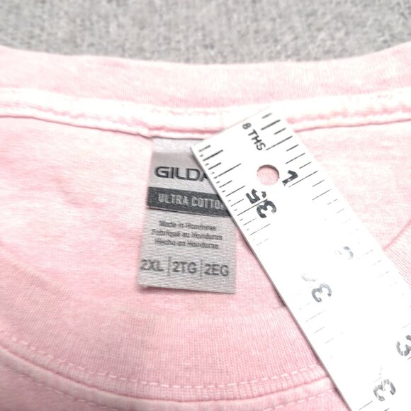 Yellowstone Park Shirt Size XXL Pink Pastel Retro Moose Mountain Graphic - Picture 4 of 9